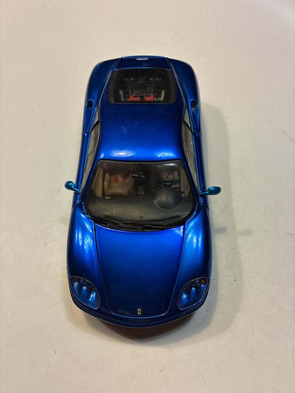 New Hot Wheels Whips Customized Ferrari 360 Modena Blue Car Die Cast 1:18 VHTF!